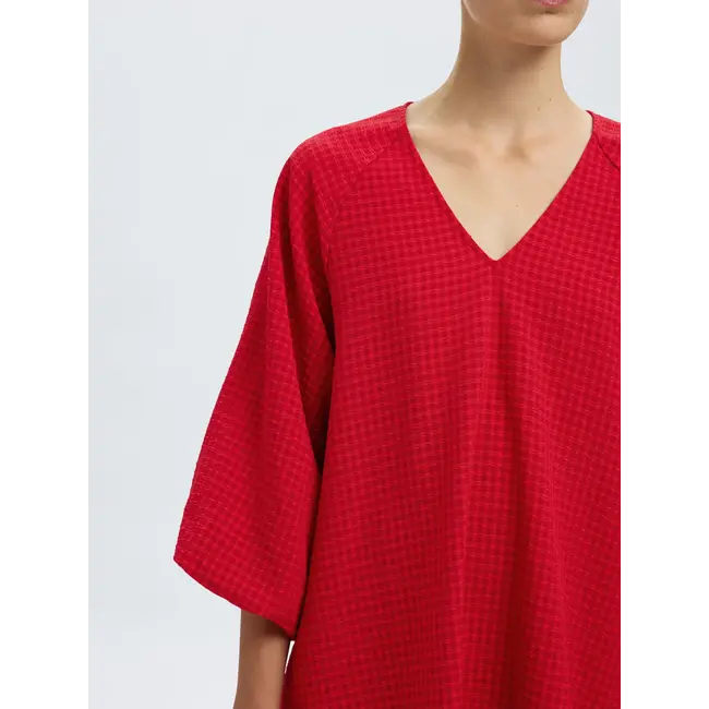 AMIDA DRESS Equestrian Red