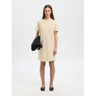 Selected Femme ESSENTIAL SHORT TEE DRESS Birch