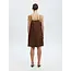 LYRA LINEN SHORT DRESS Chestnut