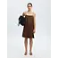 LYRA LINEN SHORT DRESS Chestnut