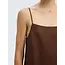 LYRA LINEN SHORT DRESS Chestnut