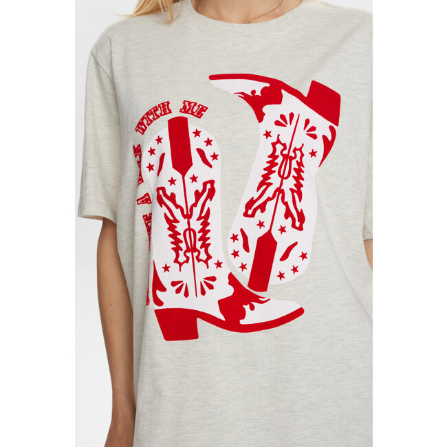 WESTERN SHIRT Creme Melange