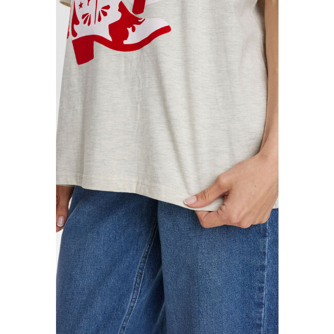 WESTERN SHIRT Creme Melange