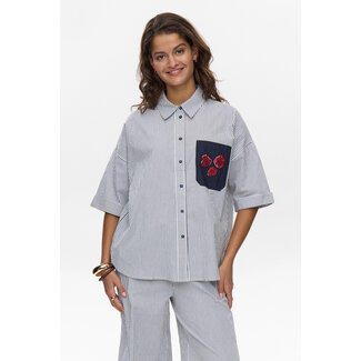 NÜMPH TILLIE SHIRT Dark Sapphire
