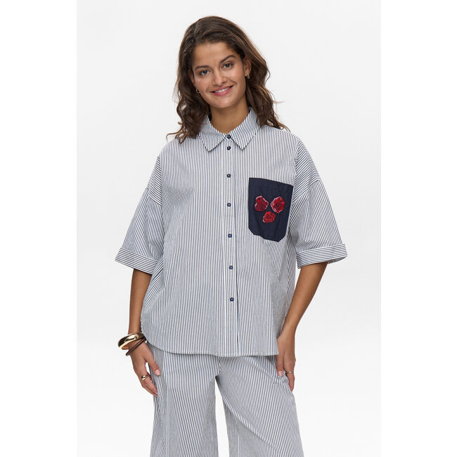 TILLIE SHIRT Dark Sapphire
