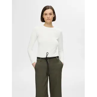 Selected Femme MANJA O-NECK TOP Birch