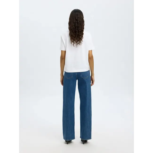 BEA WIDE DENIM Medium Blue