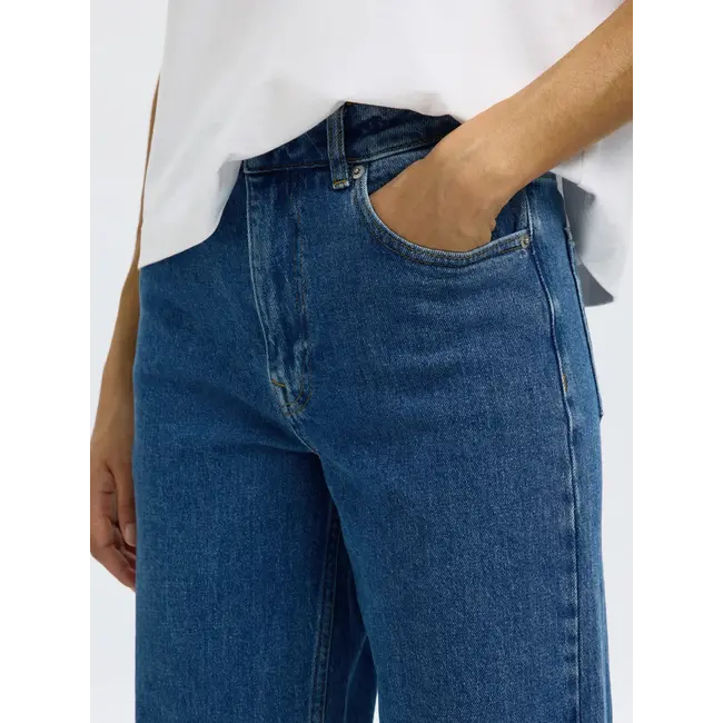 BEA WIDE DENIM Medium Blue