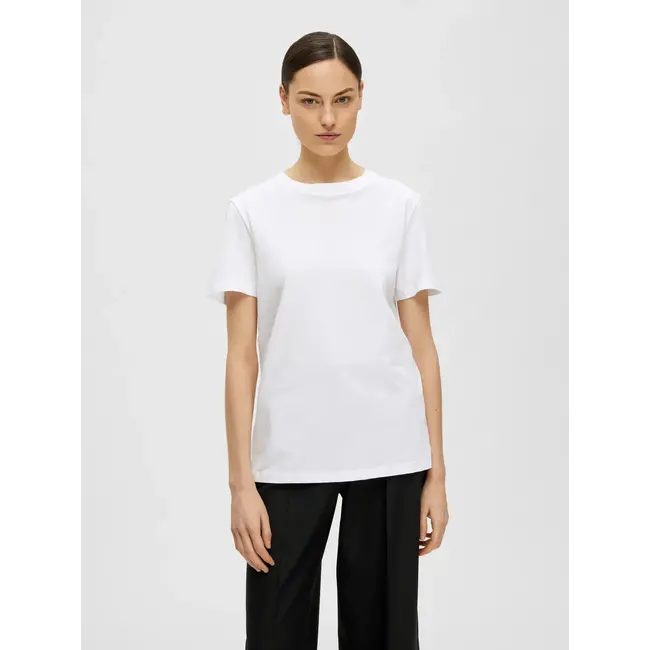 ESSENTIAL O-NECK TEE Bright White