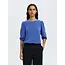 Selected Femme TENNY SWEAT TOP Dazzling Blue