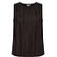 NÜMPH CASSY PLISSE TOP Black Coffe