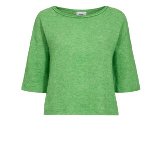 NÜMPH RIETTE PLEAT PULLOVER Poison Green