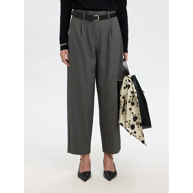ALMA BARREL PANTS Black Structure