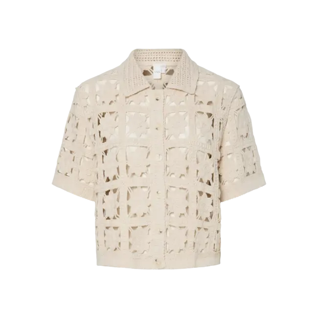 CORSICA CROCHET TOP Birch