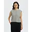 Selected Femme LULU BUTTON VEST Light Grey