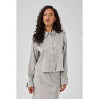 My Essential Wardrobe ESTELLE SHORT SHIRT Moon Mist