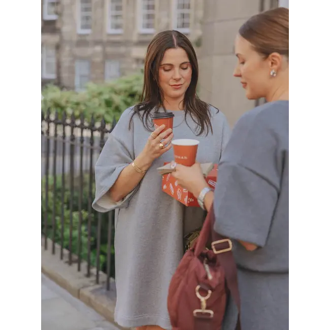 MAE DRESS Mid Grey Melange