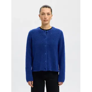 Selected Femme LULU KNIT CARDIGAN Dazzling Blue