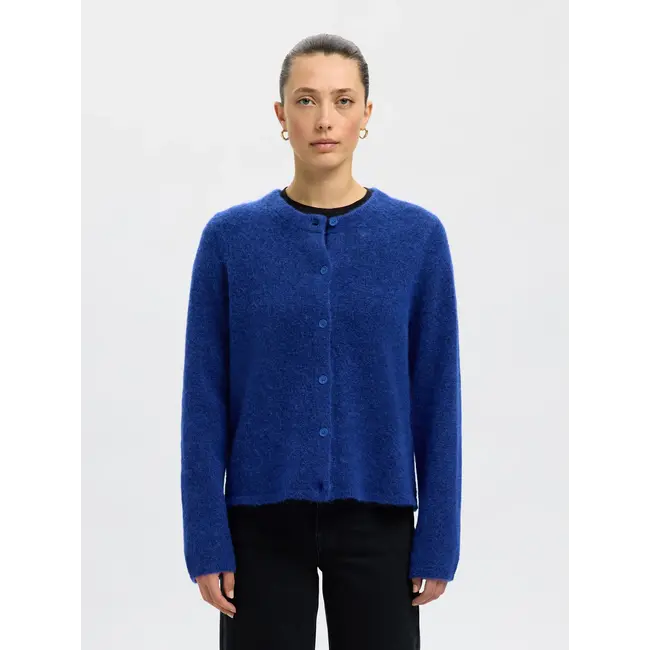 LULU KNIT CARDIGAN Dazzling Blue