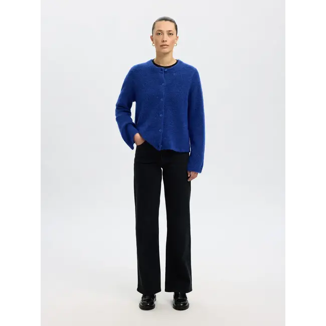 LULU KNIT CARDIGAN Dazzling Blue