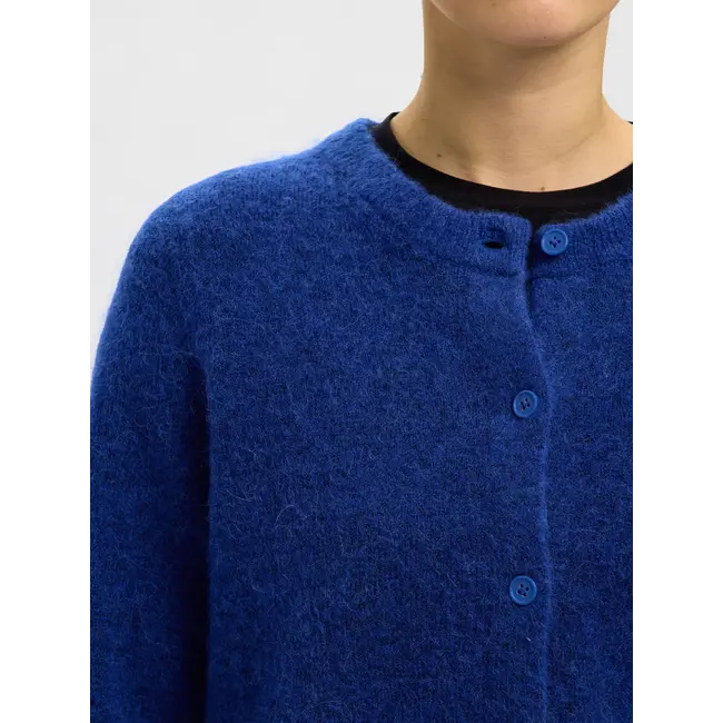 LULU KNIT CARDIGAN Dazzling Blue