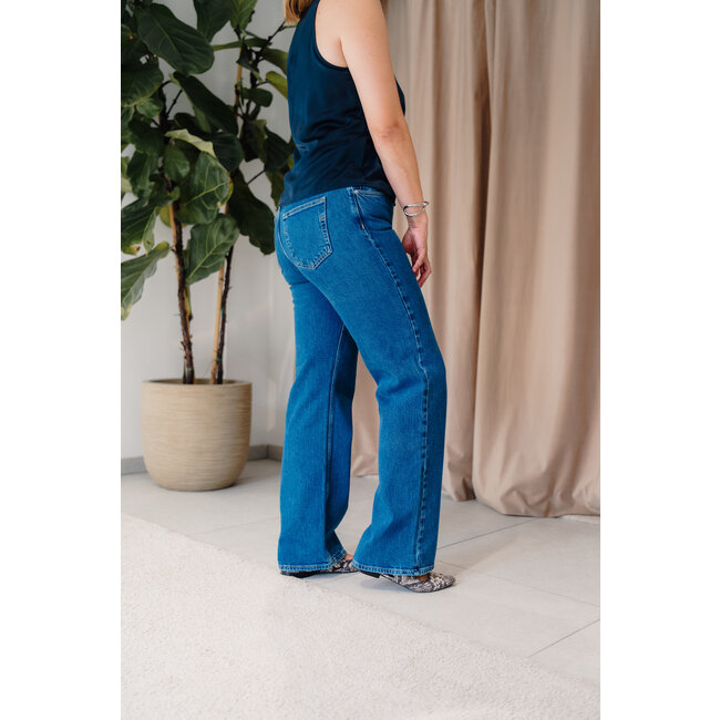 BEA WIDE DENIM Medium Blue
