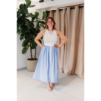 YAS ABRI SKIRT Vista Blue