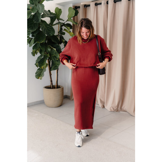 METZ SWEATER Bordeaux