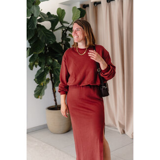 Les Soeurs METZ SWEATER Bordeaux