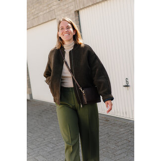 Selected Femme REIGN WOOL BLEND BOMBER Delicioso Melange