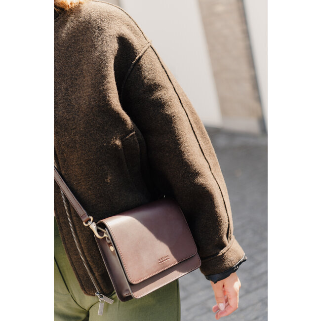 REIGN WOOL BLEND BOMBER Delicioso Melange