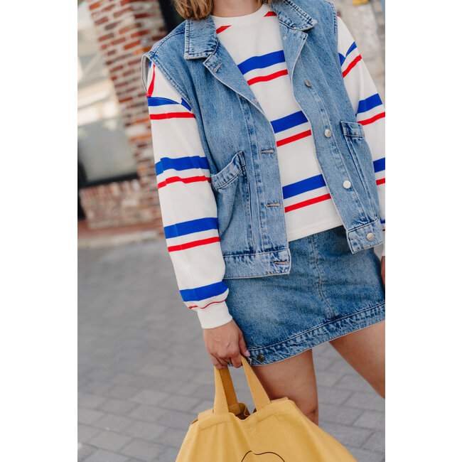 MEO VEST Mid Denim Blue