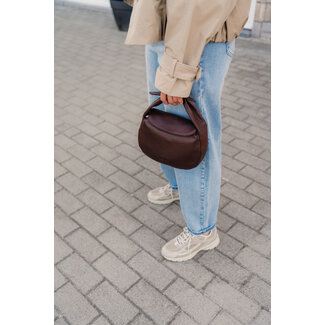 O MY BAG COCO CROISSANT BAG Dark Cherry