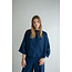MAYA BLOUSE Red Navy Stripe
