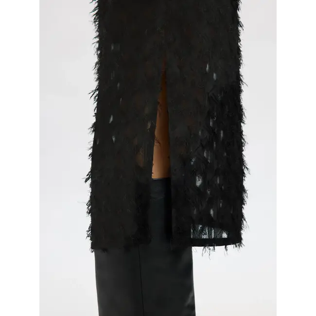 MARION MIDI SKIRT Black