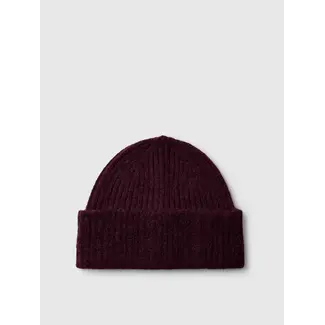 Selected Femme LULU WOOL BEANIE Fig Melange