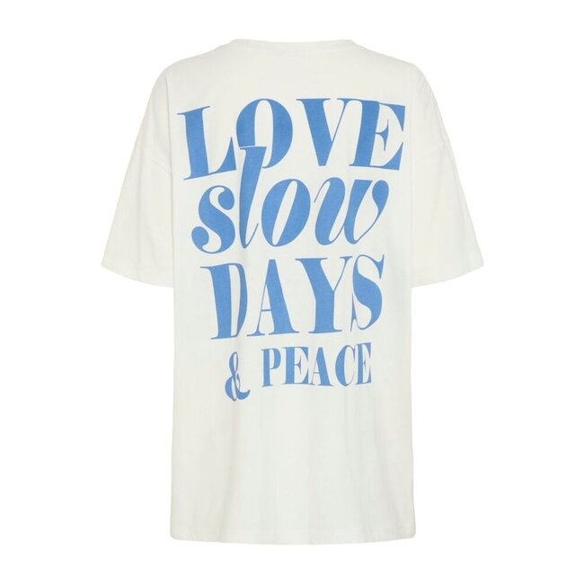 KAMILLE OVERSIZED SHIRT Cloud Dancer