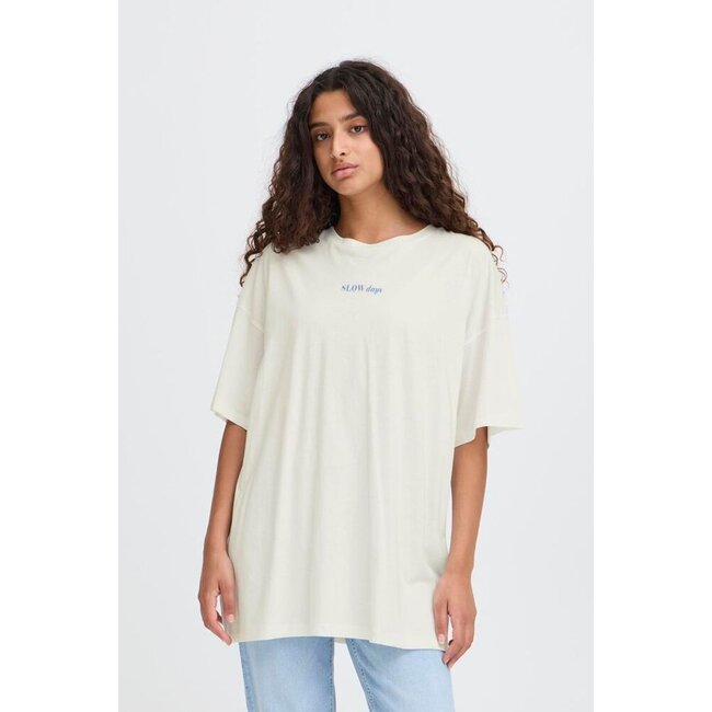 KAMILLE OVERSIZED SHIRT Cloud Dancer