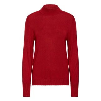 ICHI MAFA TURTLENECK Red Dahlia