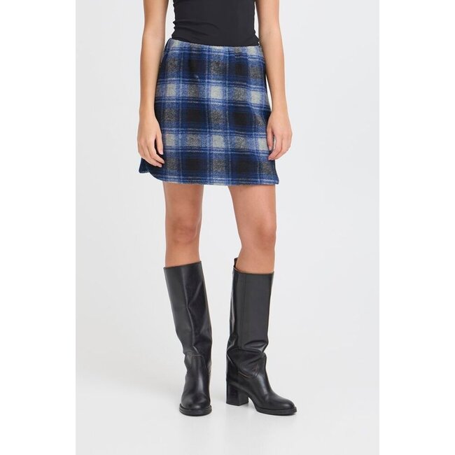 WOOLY SKIRT Navy Peony