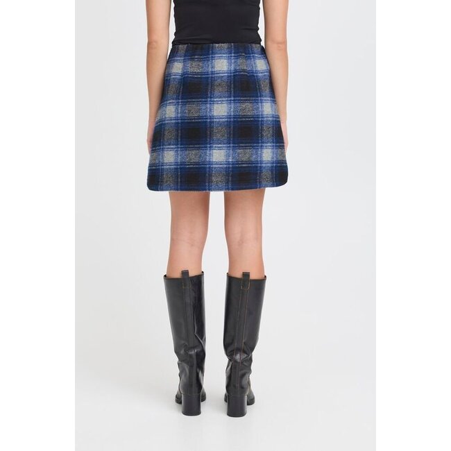 WOOLY SKIRT Navy Peony