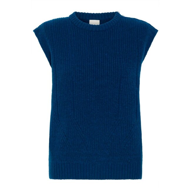 POVOKE WAISTCOAT Navy Peony