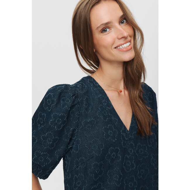 MILLEY DRESS Dark Blue Denim