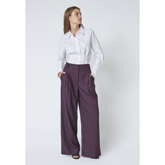 Co Couture ALMIRA PLEAT PANTS Plum