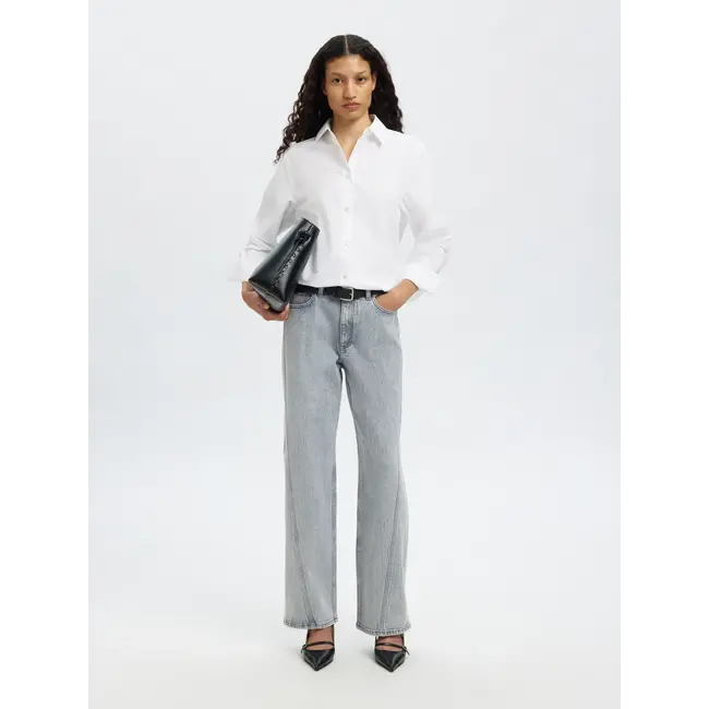 ROSA TWISTED JEANS Light Grey