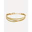 Les Soeurs MARA MULTIPLE SNAKE BRACELET Gold