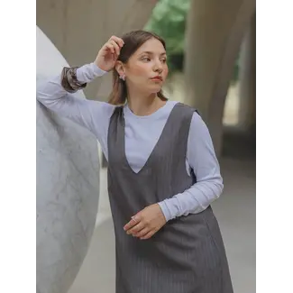Les Soeurs MEL DRESS Dark Grey