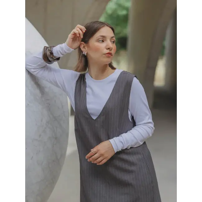 MEL DRESS Dark Grey