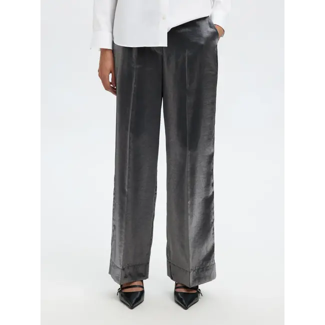 MARGOT WIDE PANTS Silver