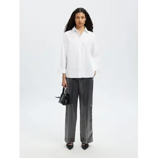 Selected Femme MARGOT WIDE PANTS Black